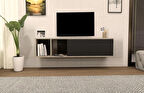 RONA TV ÜNİTE SİYAH-TRAVERTEN