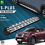 S-Dizayn Isuzu D-Max 2 S-Plus Gri Yan Basamak 203 Cm 2012-2019 A+ Kalite