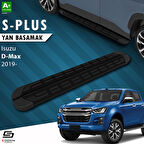 S-Dizayn Isuzu D-Max 3 S-Plus Siyah Yan Basamak 203 Cm 2019 Üzeri A+ Kalite
