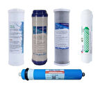 10" AÇIK KASA TAKIM SU ARITMA FİLTRESİ MEMBRANLI SET 5'Lİ