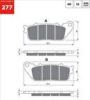 GOLD AD 277 FREN BALATA SİNTER METAL