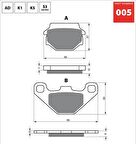 GOLD K5 005 FREN BALATA SİNTER METAL