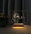 Itachi Uchiha  Lamba 3d Led Anime Masa Lambası