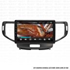 Araç Multimedya Honda Accord Android 12 Carplay 4Gb Ram + 64Gb Hdd 2009-2015 Navigasyon Ekran MYW