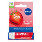 NIVEA Çilek & Doğal Yağlar Dudak Bakım Kremi 4.8 Gr