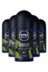 NIVEA Erkek Roll-on Deep Dimension Amazonia 50ml X5