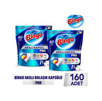 Bingo Akıllı Kapsül Pro Bulaşık Makinesi Deterjanı 2 x 80 Tablet