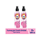 Yumoş Jet Fresh Giysi Spreyi Orkide 2 x 200 ML