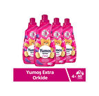 Yumoş Çamaşır Yumuşatıcısı Extra Konsantre Orkide 4 x 1440 ML