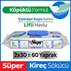 Sleepy Easy Clean Süper Kireç Sökücü Yüzey Temizlik Havlusu&Mendili 2x30 (60 Yaprak)