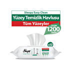 Sleepy Easy Clean Yüzey Temizlik Havlusu&Mendili 12X100 (1200 Yaprak)