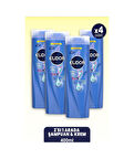 Elidor Superblend 2'si 1 Arada Şampuan & Krem Kepeğe Karşı Etkili 400 Ml X 4 Adet 