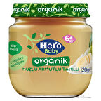 Hero Baby Kavanoz Maması Organik Muzlu Armutlu Tahıllı 120 Gr