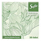 Sofia Misafir Peçetesi Yeşil Benekli 30'lu