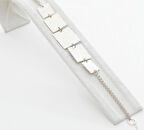 geometrik gümüş bileklik