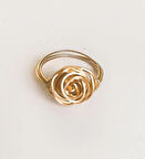 925 AYAR GÜMÜŞ GÜL YÜZÜK