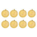 İstanbul Bilezik Yeni Kulplu Ziynet Çeyrek Altın 8 Adet