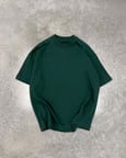 Modavera Unisex Basic Bisiklet Yaka Oversize T-Shirt - Haki