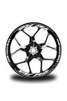 Gri Yamaha R6 Jant Sticker Etiket