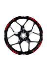 CFMOTO NK450 Sticker Jant Dışı Şerit Baskılı Kırmızı Model