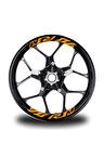 Yzf R1M  Yazılı 8Li Jant İçi Yazı Sticker Etiket