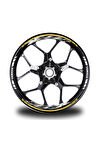 Cf Moto 250nk Neon Turuncu Jant Sticker Modeli