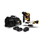 18BLRH Kömürsüz Kırıcı-Delici + 18AG Taşlama + 18 V 4.0 Ah Çift Akülü Set