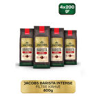 Jacobs Barista Intense Filtre Kahve Öğütülmüş 200 gr X 4 Adet