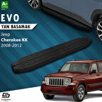 S-Dizayn Jeep Cherokee KK Evo Siyah Yan Basamak 153 Cm 2008-2012 A+ Kalite