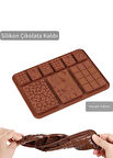 Karışık Tablet Desen Çikolata Kalıbı BPA FREE Buz Kalıbı Silikon Tatlı Kalıbı Yapışmaz Kalıp