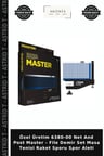 Özel Üretim 6380-00 Net And Post Master - File Demir Set Masa Tenisi Raket Sporu Spor Aleti