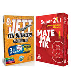 Ünlüler 8. Sınıf Fen Bilimleri JETT Soru Fasikülleri ve Örnek Akademi Süper İkili Matematik Seti