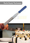 Pasta Bıçağı Tırtıklı Pasta Spatulası Paslanmaz Çelik 38 cm