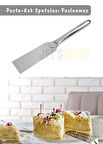 Pasta Spatulası Paslanmaz Kek Spatulası Krema Spatula No:4 Çelik 31 cm