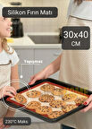 Silikon Mat Silpat Pişirici Mat Fırın Matı 40*30 cm