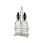 2’li Set Yağdanlık Takımı Cam Yağlık Sirkeli 200 ml
