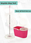Mopida Mop Seti Temizlik Kovası Döner Başlıklı Paspas Temizlik Seti
