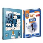 Benim Hocam 2023 AYT Fizik Soru Bankası ve Apotemi Fizik Deneme Seti 2 Kitap