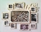 MUTFAK SAATLERİ SERİSİ-MB FOTOĞRAF ÇERÇEVELİ ESKİTİLMİŞ HOME TEMALI DUVAR SAATİ