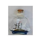 DENİZCİLİK › DENİZCİLİK GRUBU › Marine Şişe Gemi-Z&A ŞİŞE GEMİ>>9X10 cm