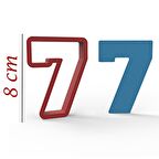 NBA 7 Rakam 8cm Kurabiye Kalıbı