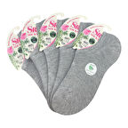 ÇRP013 BAMBU DİKİŞSİZ KOKULU SNEAKER 5'Lİ ÇORAP