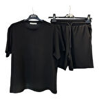 9008 DÜZ TİŞÖRT ŞORT TAKIM