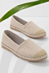 Bambi Bej  Kadın Espadril K01125010018