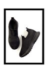 Siyah Streç  Kadın Sneaker K01188054017