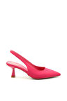 Fuşya Kumaş  Kadın Klasik Topuklu Ayakkabı K01231481404