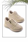 Bej File  Kadın Sneaker K01454000422