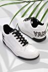 Bambi Beyaz Siyah  Kadın Sneaker K01512320009