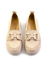 Bej   Kadın Loafer Ayakkabı K01536194509
