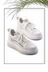 Beyaz  Kadın Sneaker K01566003409